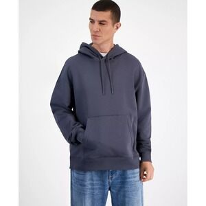 Mode of One Men's Fleece Hoodie Ebony Grey Pullover Sweatshirt XL